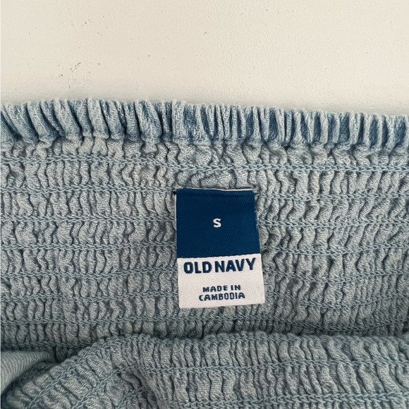 Chambray ruffle top - Picture 4 of 5